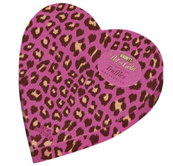 Hershey’s Pot of Gold Truffles Collection Milk and Dark Chocolate Designer Leopard Heart Box